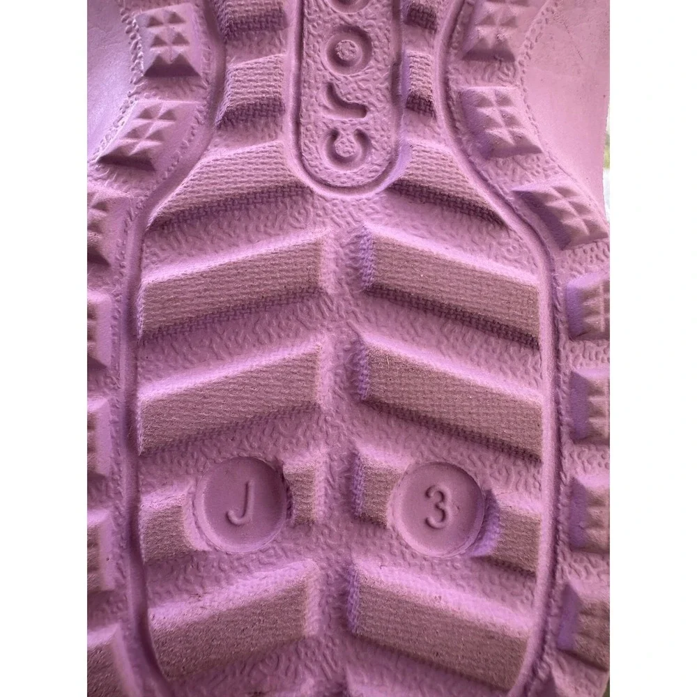 Crocs Classic Lined Clog Lavender Fuzzy Warm Slip On Shoes Junior Size 3 Crocs